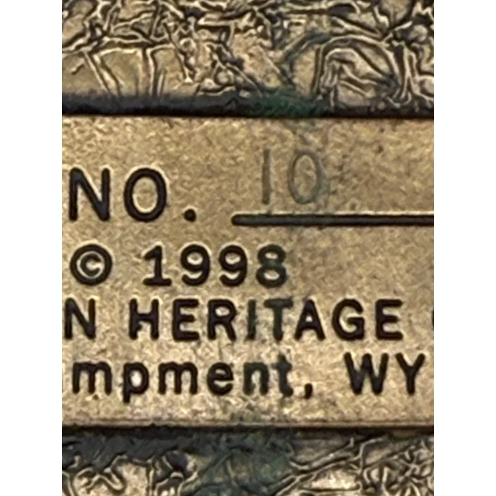 Vintage Douglas Fire Department Belt Buckle‎ 100 years 1898-1998